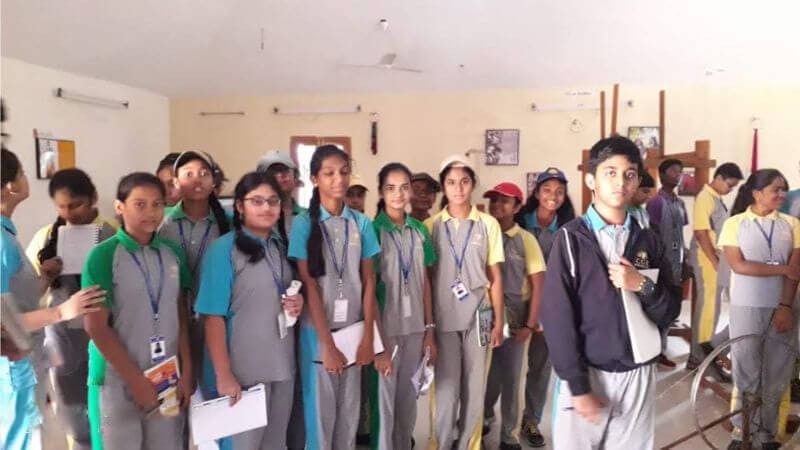 Field Trip - Pochampally Handloom Park Gallery - CGR International School - Top School in Madhapur / Hyderabad
